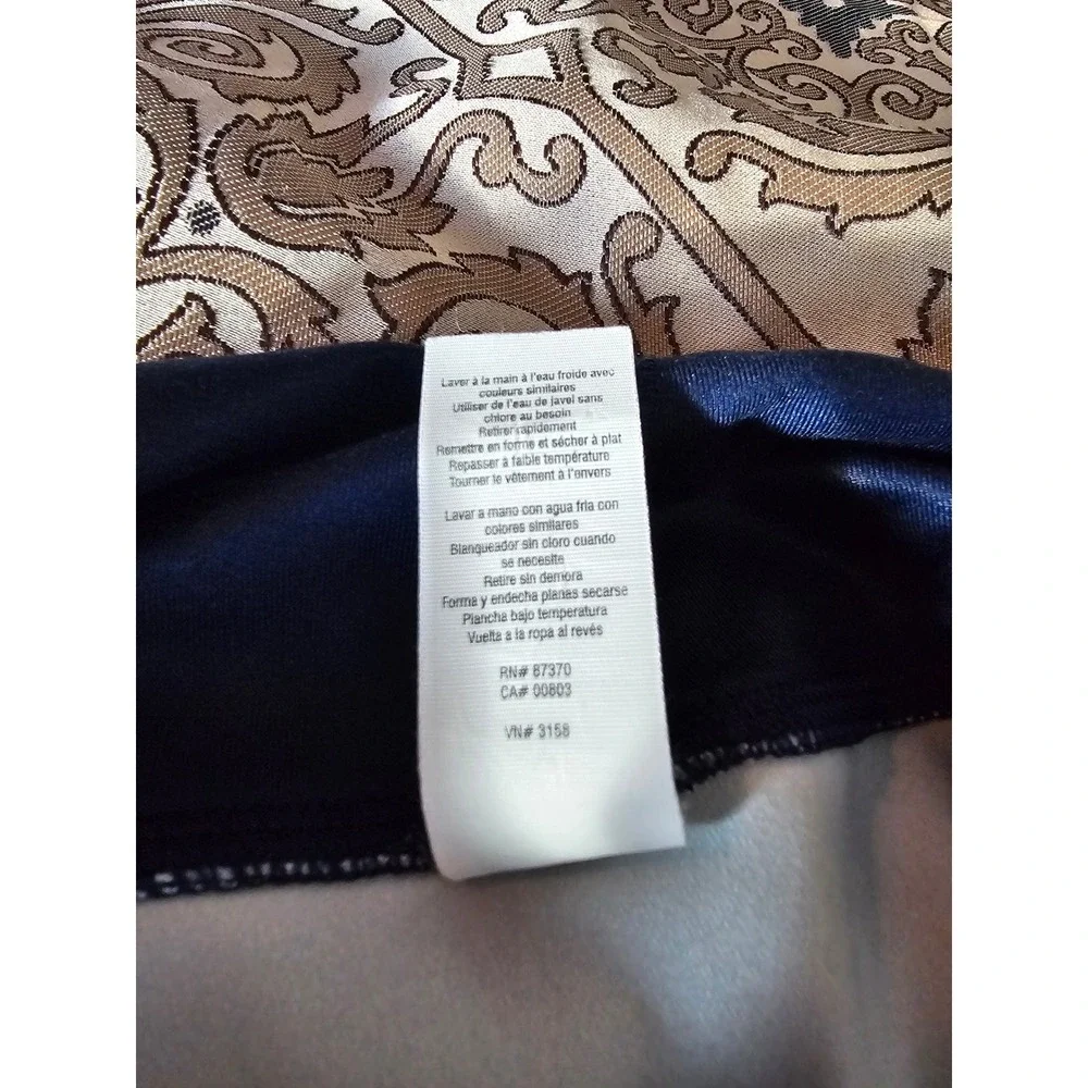 ALO Yoga Airbrush Ombré Gradient Stripe Leggings Blue Black Size M 29